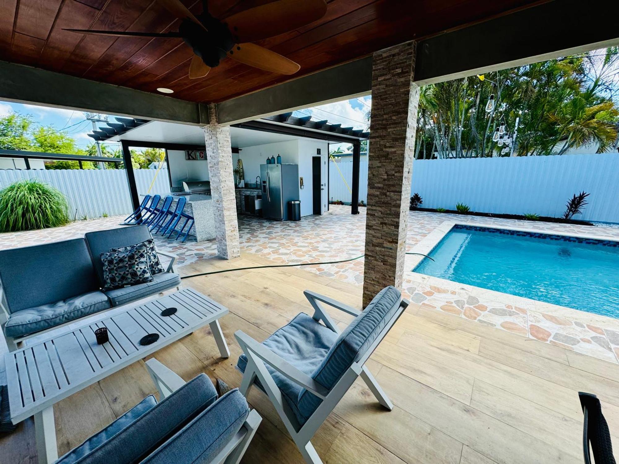 Villa Heated Pool Hot Tub Miami Esterno foto