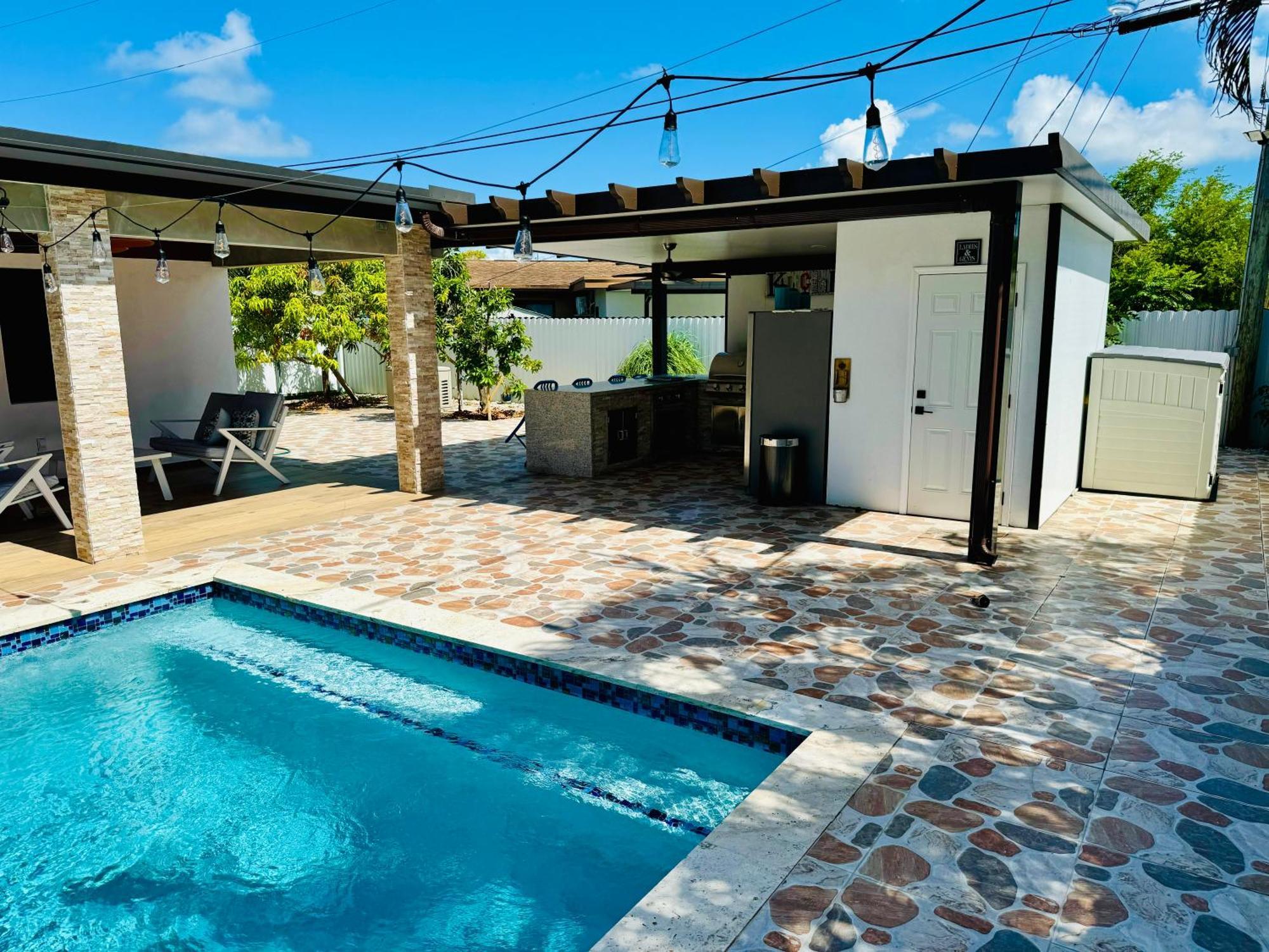 Villa Heated Pool Hot Tub Miami Esterno foto