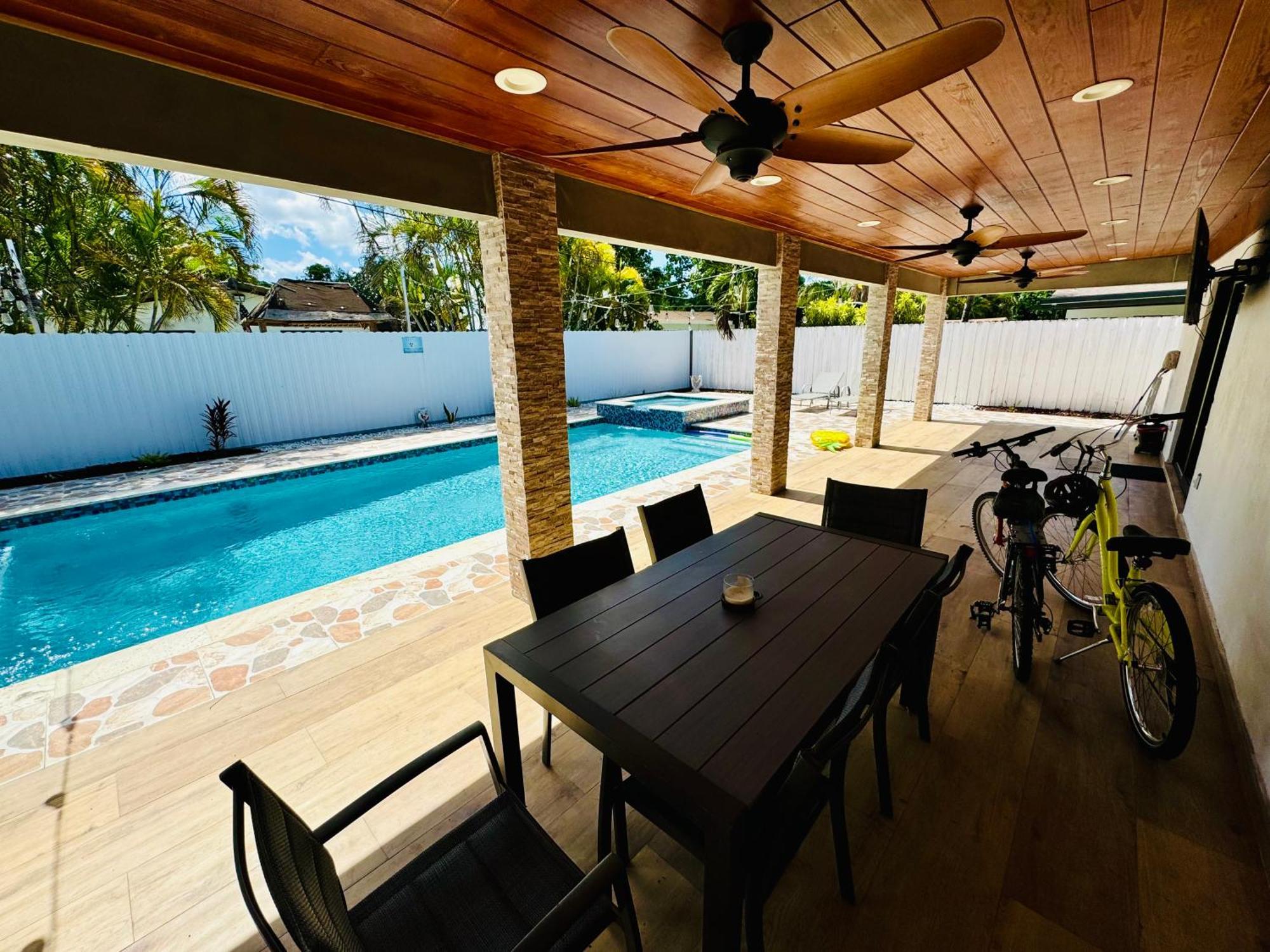 Villa Heated Pool Hot Tub Miami Esterno foto