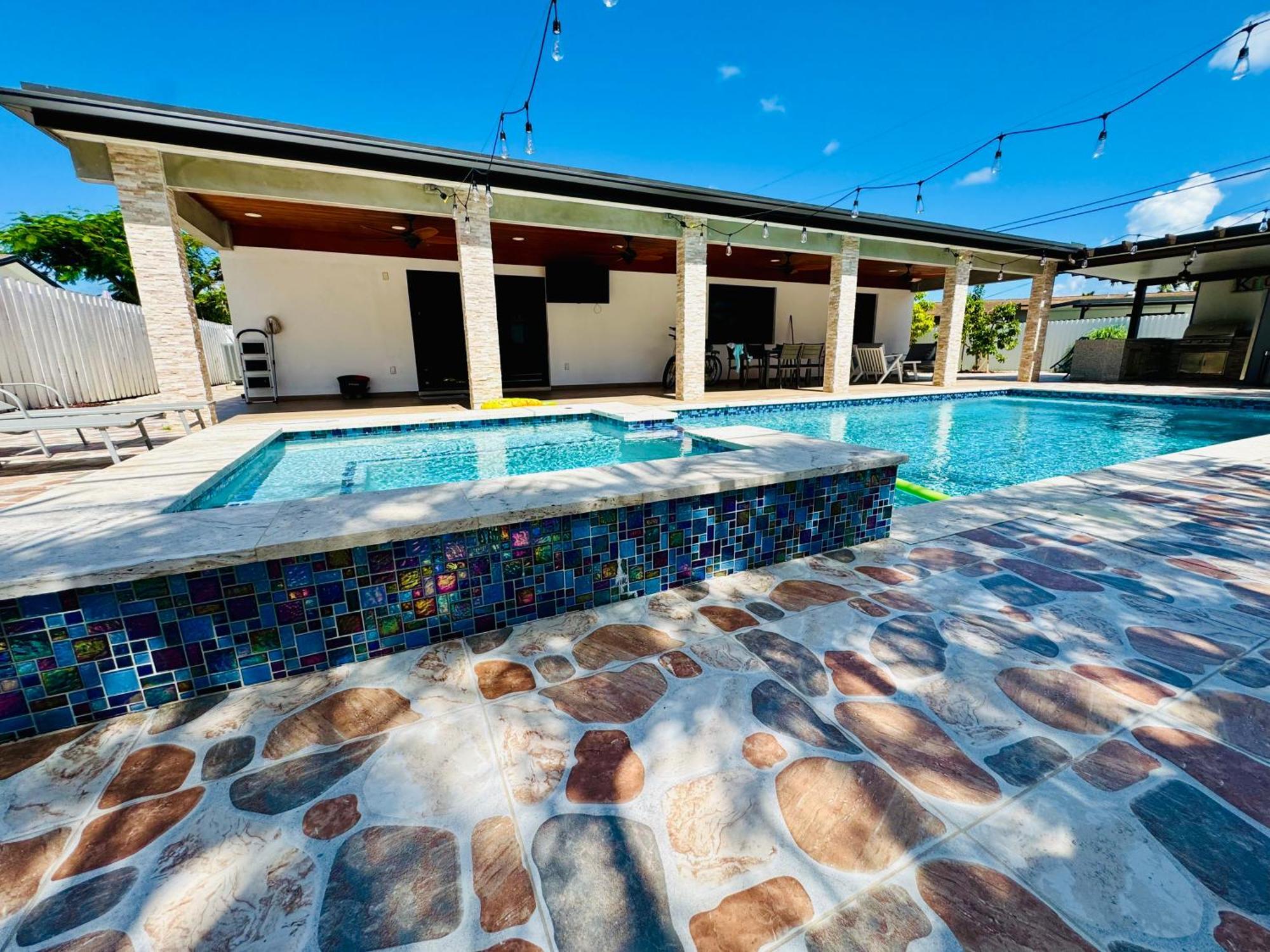 Villa Heated Pool Hot Tub Miami Esterno foto