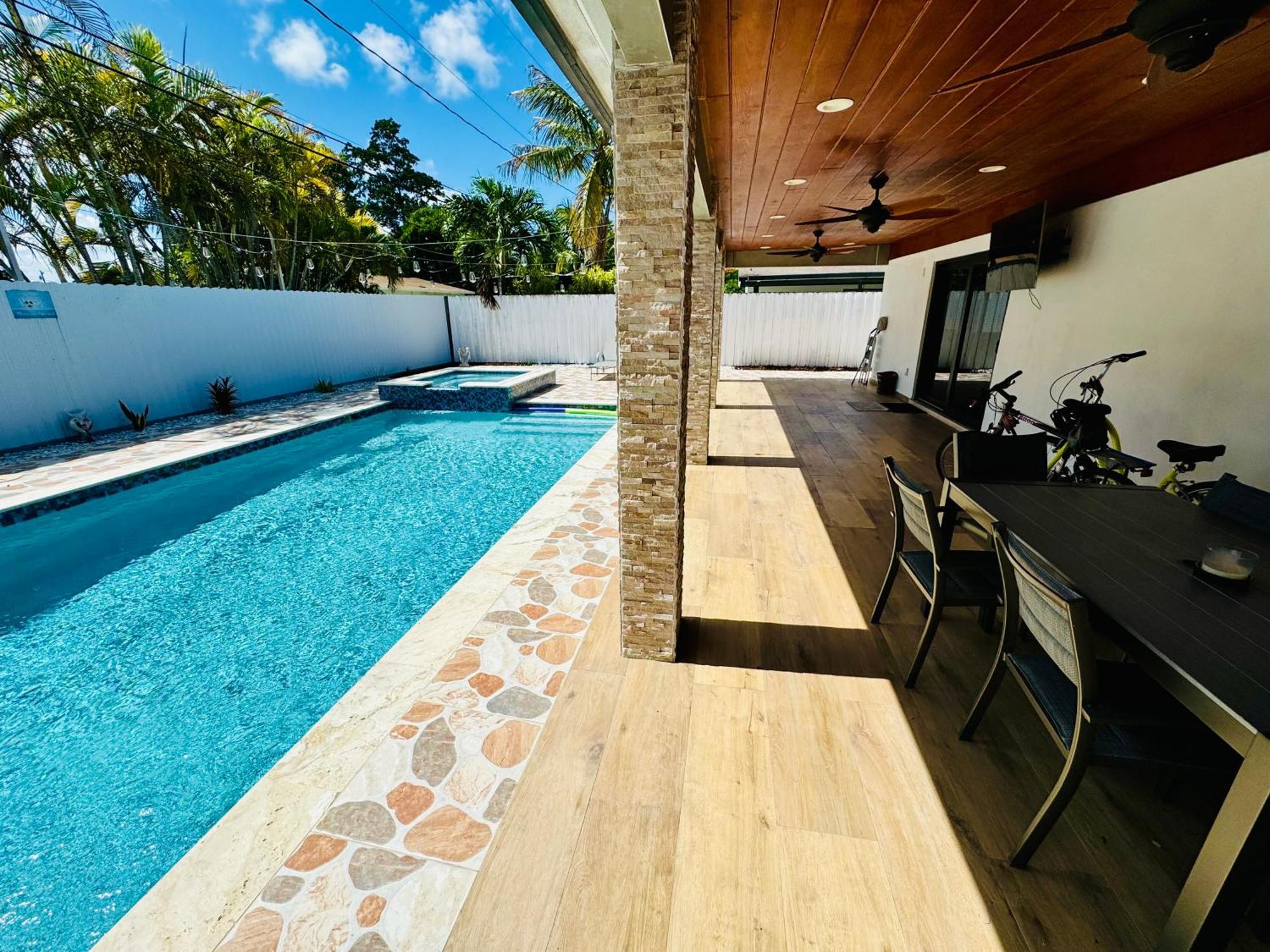 Villa Heated Pool Hot Tub Miami Esterno foto